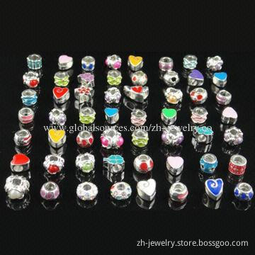 Metal shiny charms beads, we have more than 1000 styles for your choice